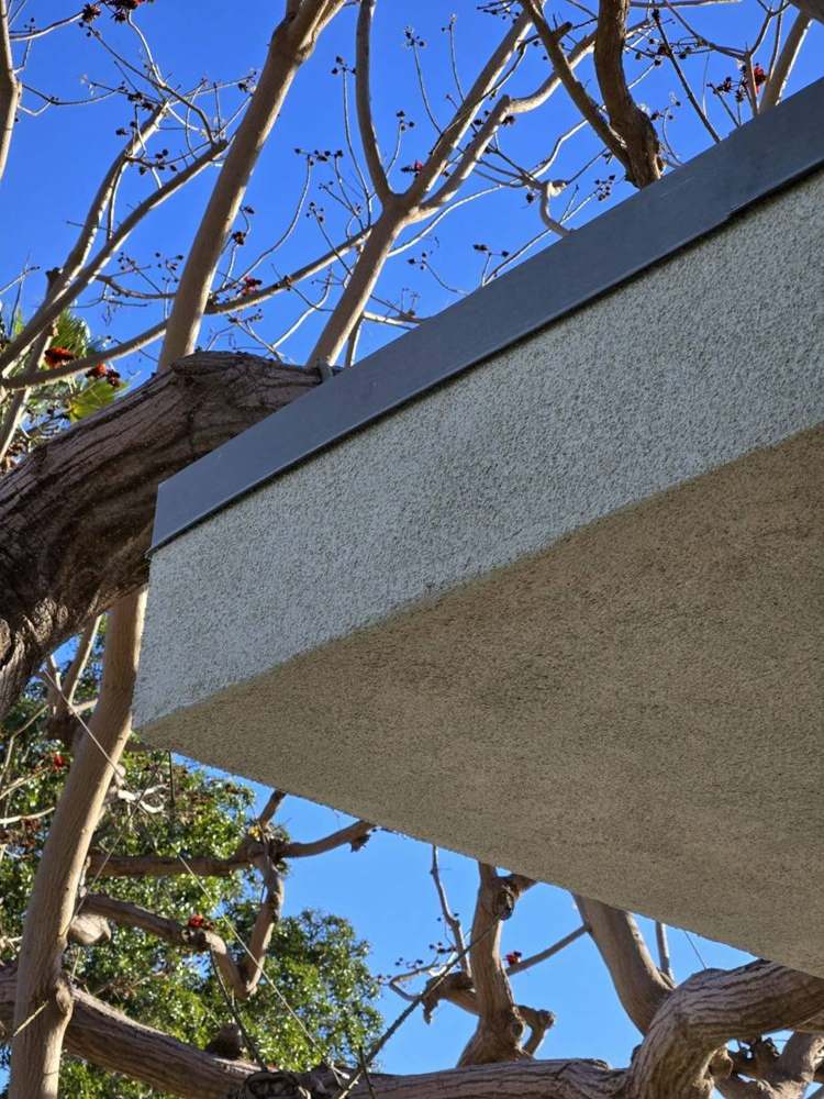 Parapet coping caps in Culver City