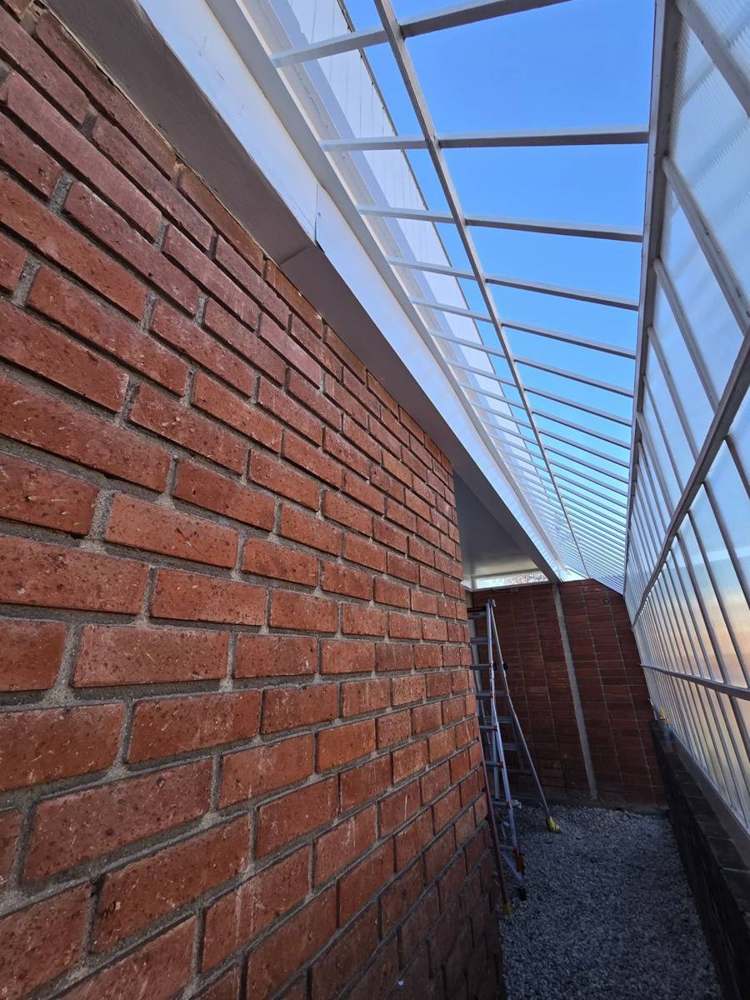 Canopy/skylight edge flashing + fascia in Culver City