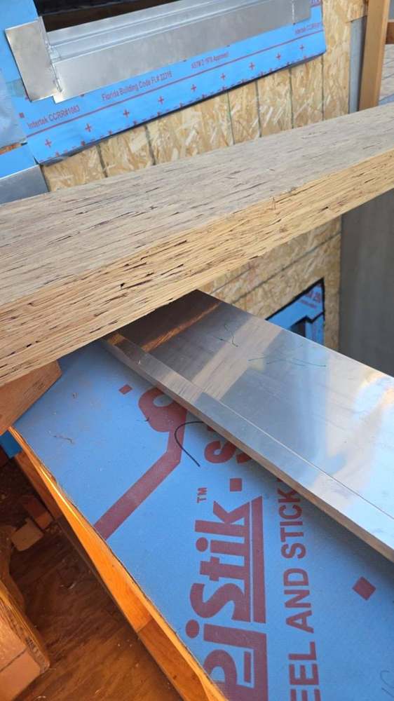 Fascia + gutter, window sill pan flashing in Granada Hills