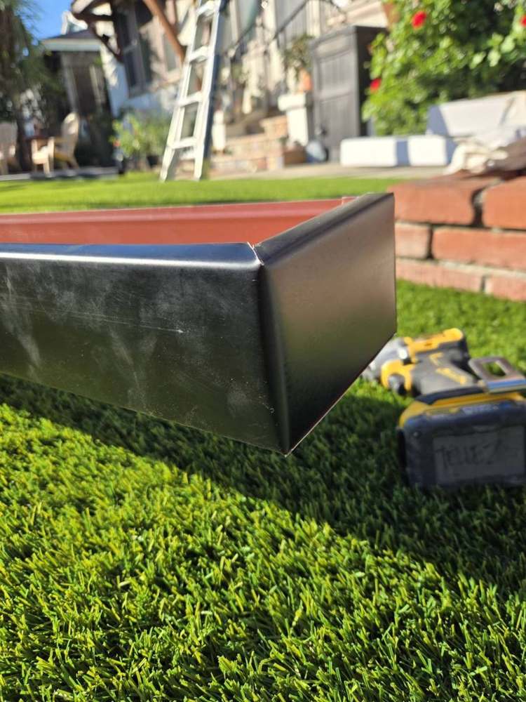 Custom metal planter/edging box in Carson