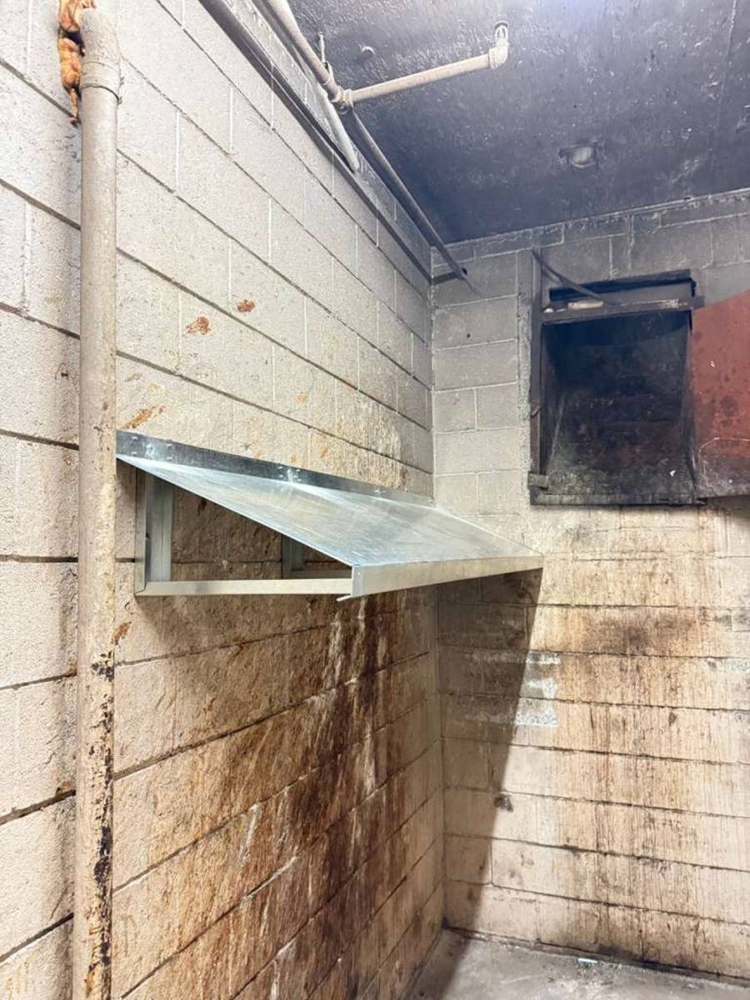 Custom window hood/awning flashing in Tarzana