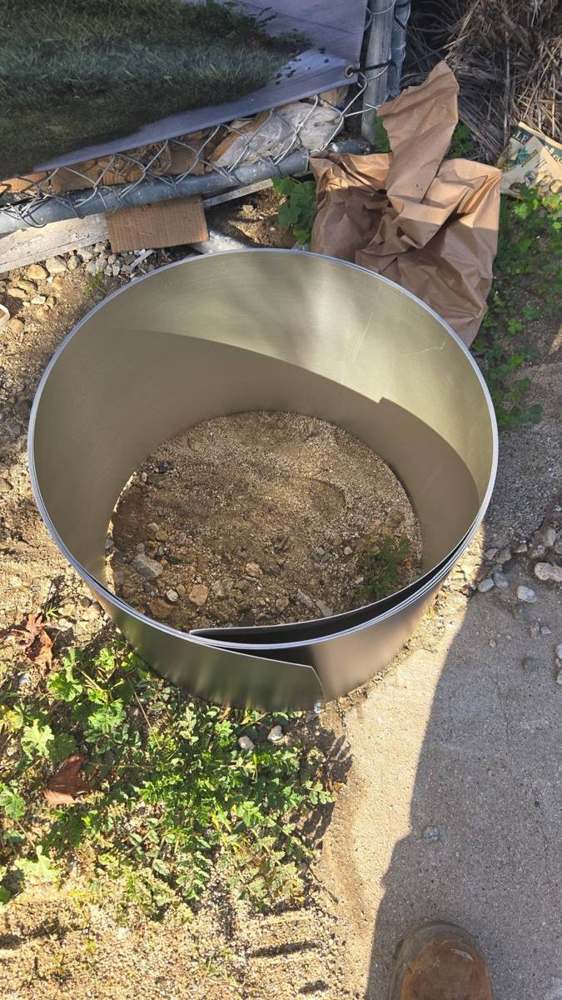 Custom round planter ring in Los Angeles