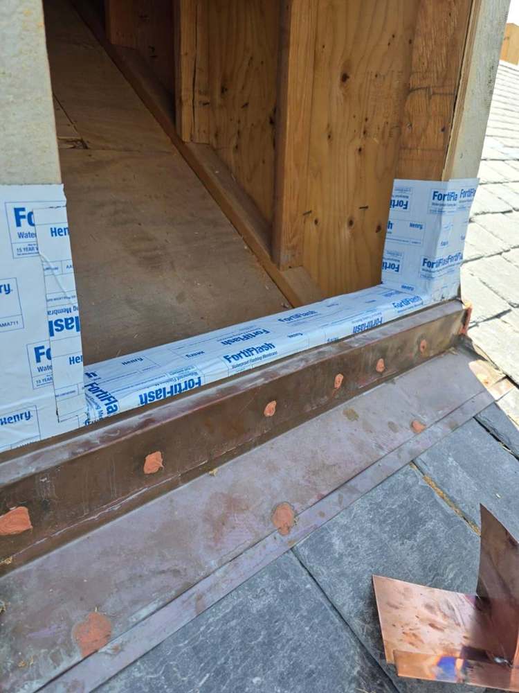 Door threshold pan flashing in Beverly Hills