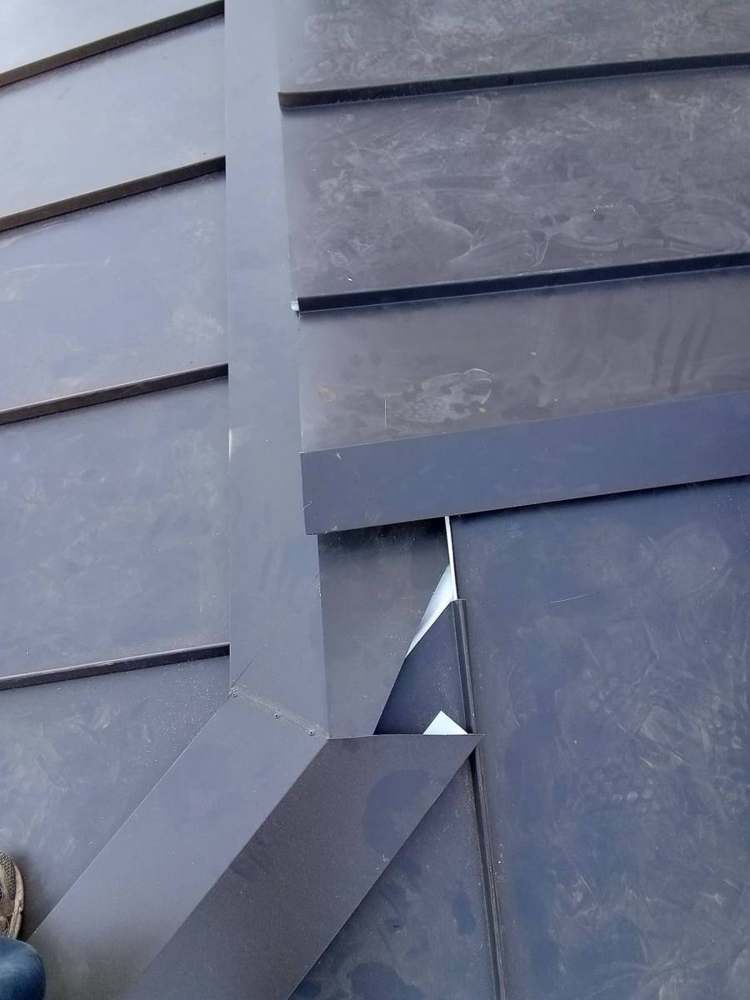 Flat-lock panel cladding + interior metal trim in West Hollywood
